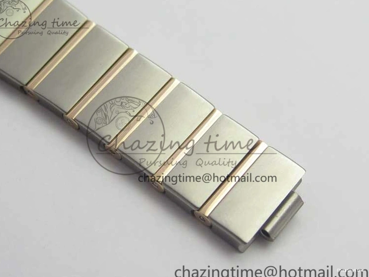 0212 NewStyle Constellation Ladies 27mm ZF 1:1 Best Edition SS RG White MOP Dial Diamonds Bezel & Markers on SS RG Bracelet ETA Quartz 7943